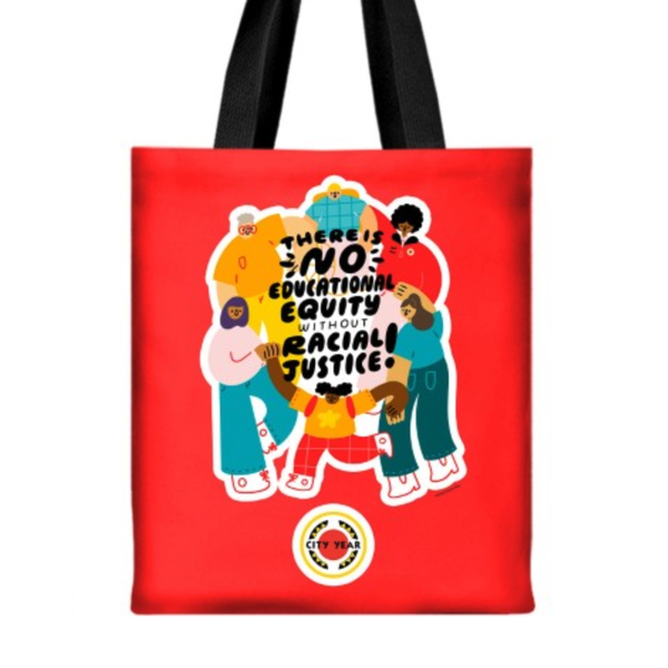 Red Educational Equity Tote