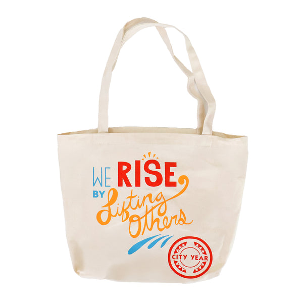 We Rise Tote Bag