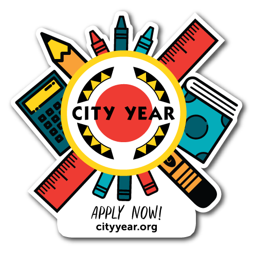 NEW! City Year Logo Sticker
