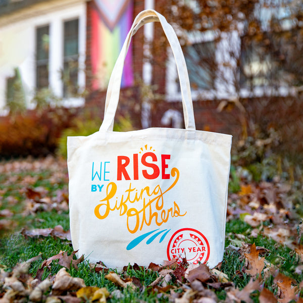 We Rise Tote Bag