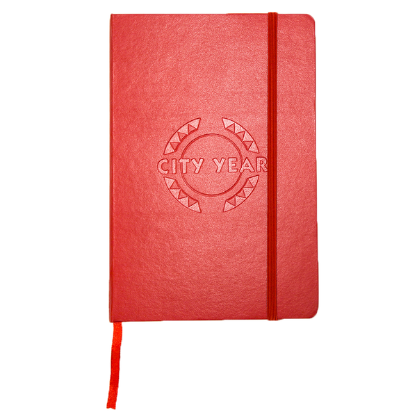 Red Journal Debossed Logo